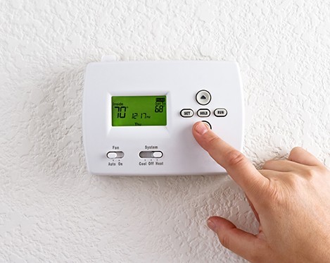 Thermostat on Wall